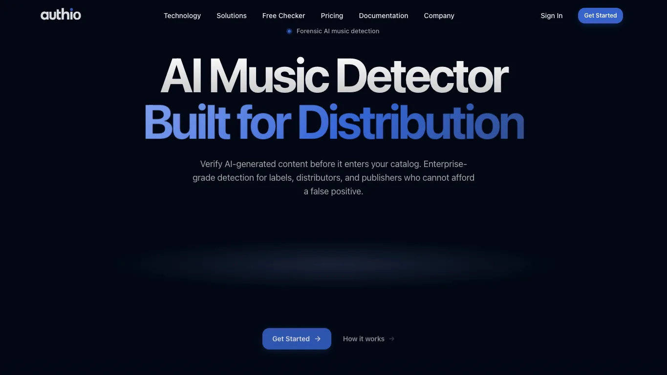 Authio official homepage screenshot