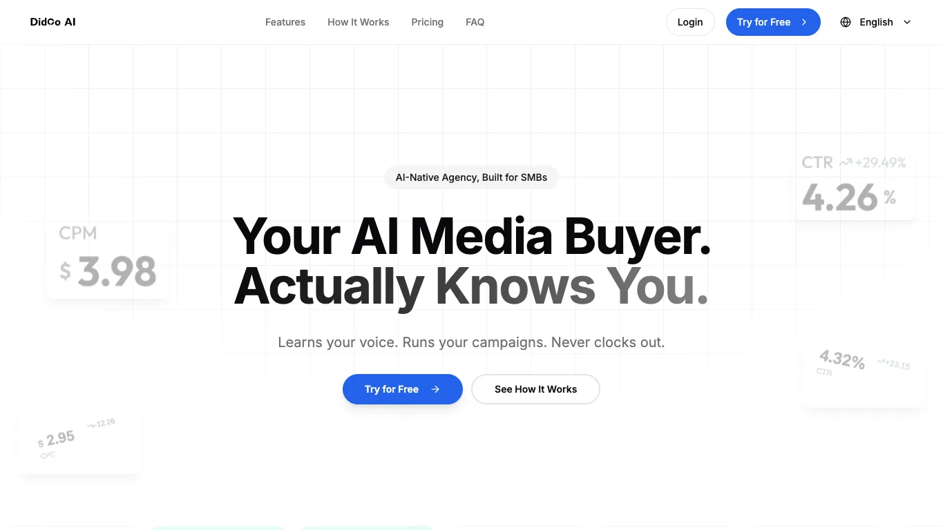Didoo AI official homepage screenshot