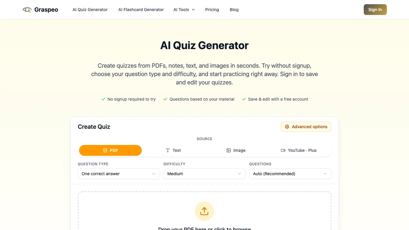 Graspeo official homepage screenshot