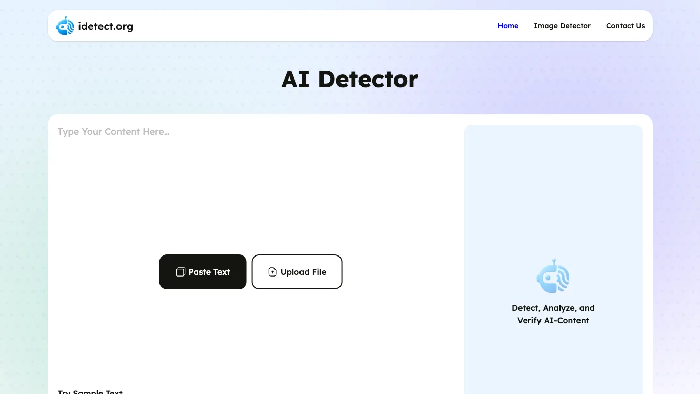 idetect.org official homepage screenshot