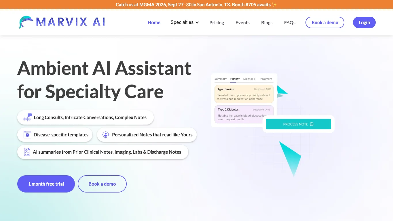 Marvix AI official homepage screenshot