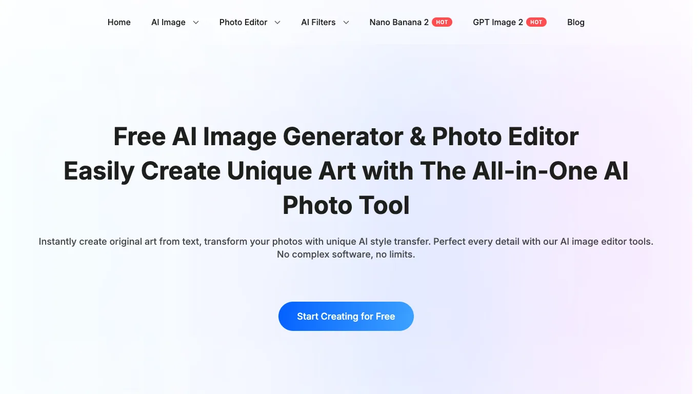 Pixgen official homepage screenshot