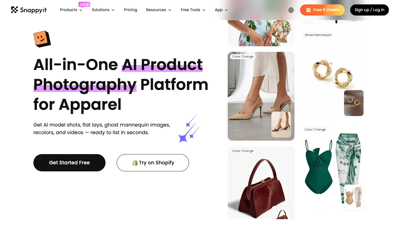 Snappyit official homepage screenshot