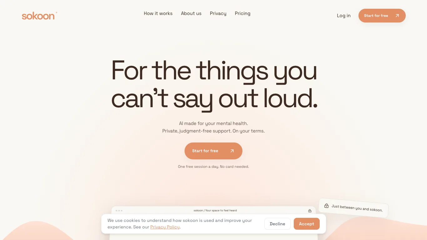 Sokoon official homepage screenshot
